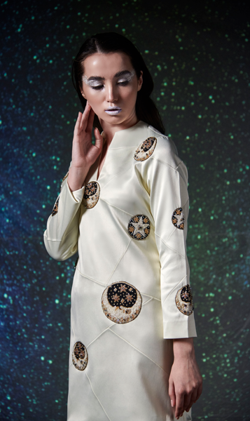 All over embroidered dress